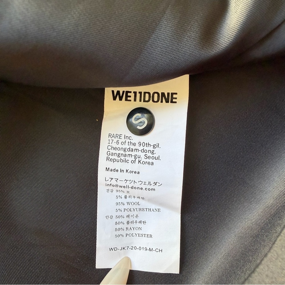 Men's We11done Tan Blazer Suit - Picture 4 of 8